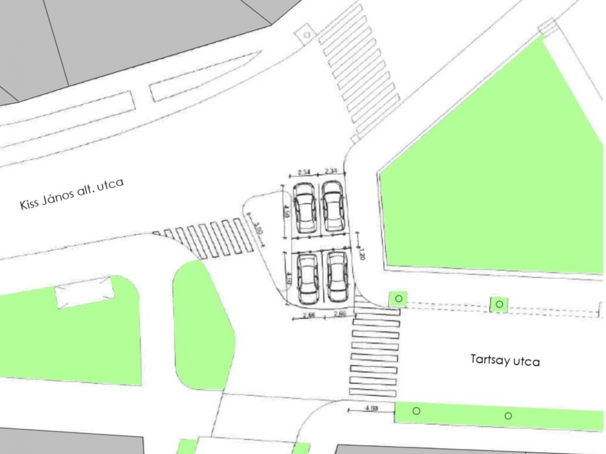 Újabb parkolóhelyek a kerületben Újabb parkolóhelyek a kerületben