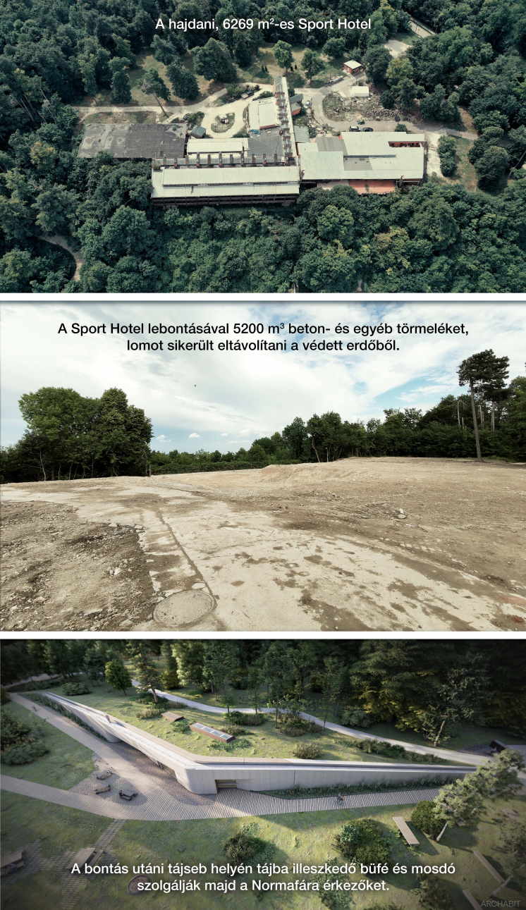 Lombkorona_helyszin_regen_es_most Lombkorona_helyszin_regen_es_most