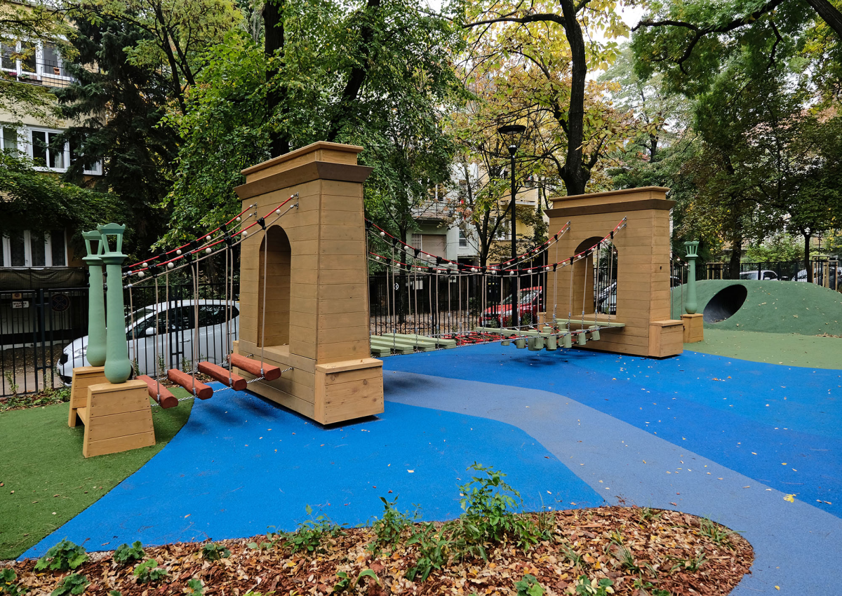 A historic playground was built